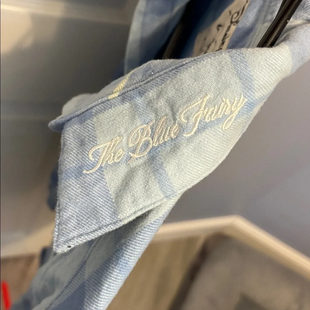 Disney Pinocchio - The Blue Fairy Plaid Button-Up Shirt - Picture 7 of 7